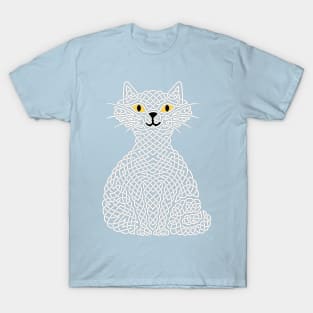 Knotty cat - White T-Shirt